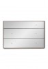 Lilah Mirrored  3 Drawer Chest 